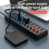 3.1 Gen2 HUB3.0 Hub Laptop Distribution Device Mobile Expansion Device Hub Expansion Dock 11 in One - V.I.P Digital Presence