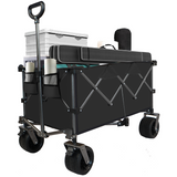 Collapsible Folding Wagon Push Pull Foldable Beach Wagon Cart - V.I.P Digital Presence