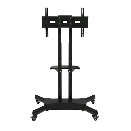 FANCO Universal Rotating TV Stand, suitable for 32-80 inch TVs, with adjustable tilt height and maximum VESA 600x400mm (black) - V.I.P Digital Presence