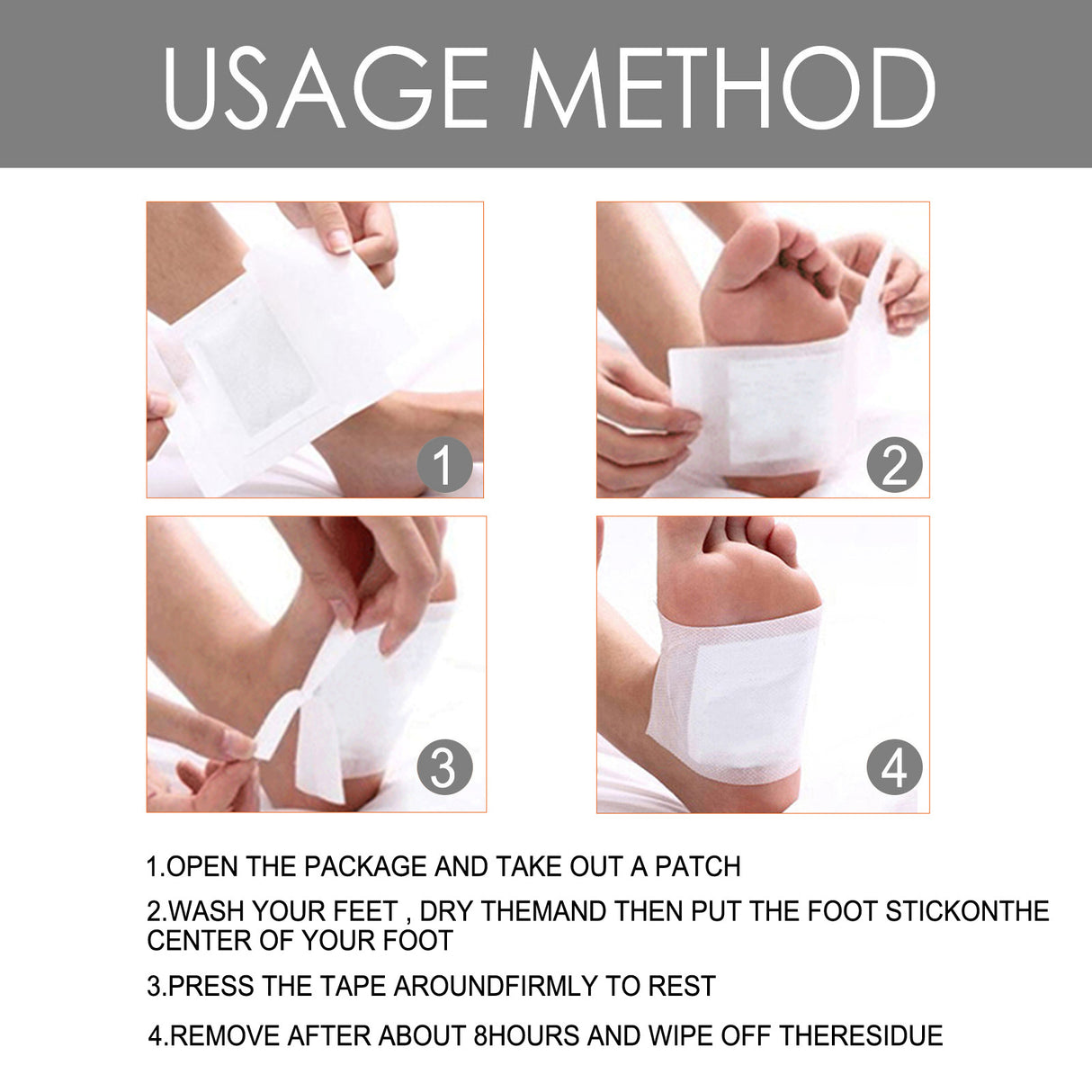 Uric Soothing Pads, Relieve Joint Pain Foot Clean Cold Dispelling Wet Foot Patch - V.I.P Digital Presence