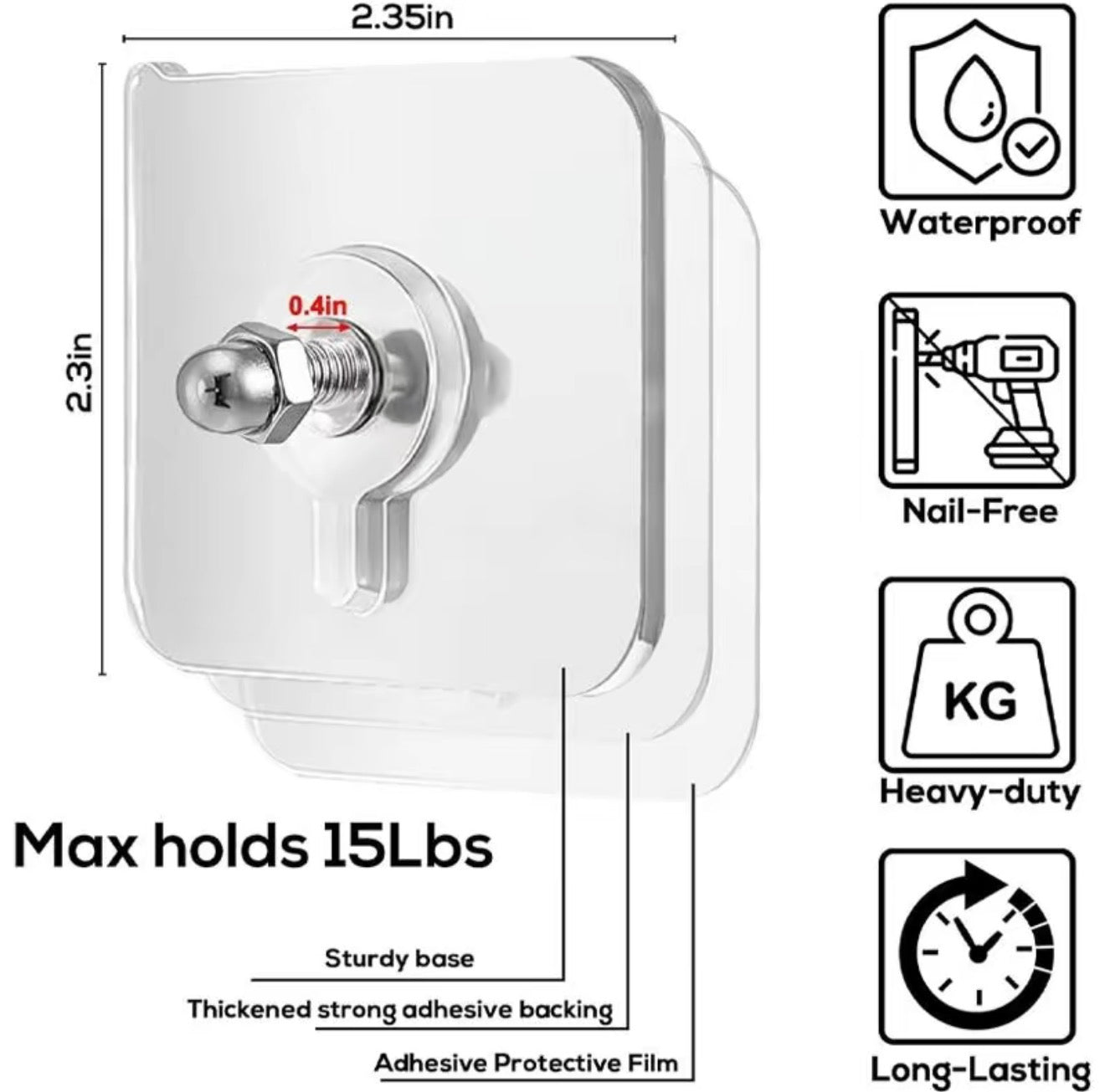 Sign Stickmount StickMount Frame Hooks – V.I.P Digital Presence
