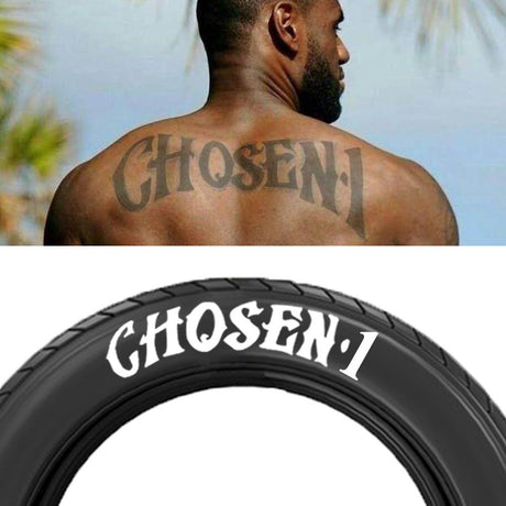 【 Transfer Film 】 Car Tire Stickers, Tire Letter Stickers, English Letter 3D Stereoscopic Stickers - V.I.P Digital Presence