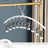 Clothes Hanger with Multiple Clips for Home Use Retractable Travel Space-Saving Indoor Bra and Panty Drying Rack Circular Design for Balcony - V.I.P Digital Presence