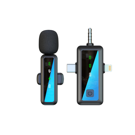 Wireless Lapel Microphone for Outdoor Computer Live Streaming Noise Reduction Universal Small Microphone - V.I.P Digital Presence