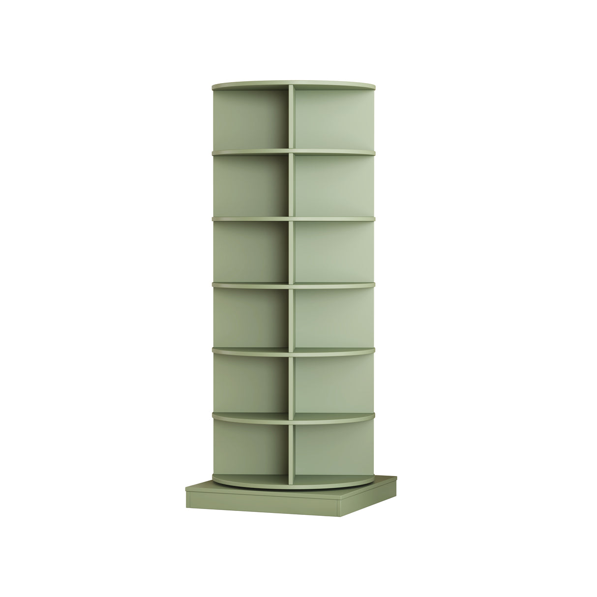 Green 360 Rotating shoe cabinet 6 layers - V.I.P Digital Presence
