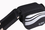 B-SOUL Bicycle Mountain Bike Upper Tube Bag Saddle Bag Road Car Front Bag Increase Touch Screen Mobile Phone Bag 5.7 Inches