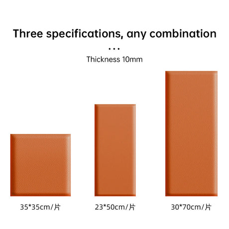 Kids' 3D Wall Stickers, Self - adhesive Soft Leather Bags, Anti - collision Wall & Bedhead Panels, 2 - 8 pcs - V.I.P Digital Presence