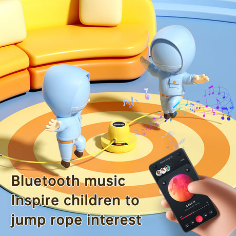 Smart Rope Skipping Machine Smart Jump Rope Machine 10-level Speed Adjustment Led Seven-color Light Wireless Music Function - V.I.P Digital Presence
