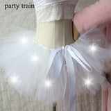Arrival Women Tulle Tutu Skirt Sexy Mini Fancy Adult Petticoat Fluffy Yarn Ballet Dance Halloween Led Light Up - V.I.P Digital Presence