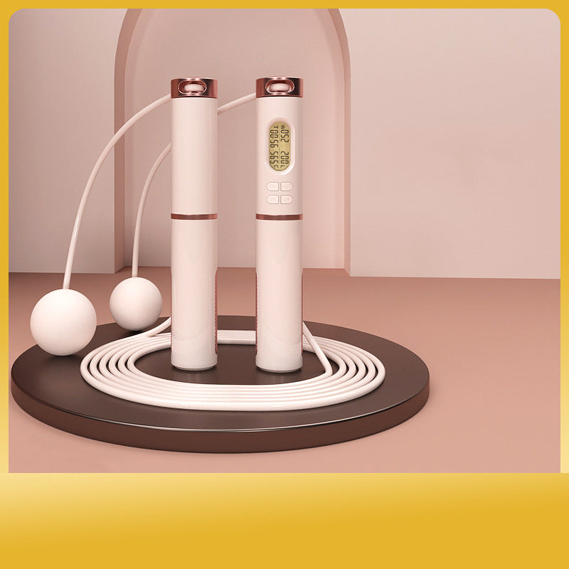 Cuerda de saltar electrónica inteligente inalámbrica para estudiantes, fitness, pérdida de peso, quema de grasa, deportes profesionales, cuerda de alambre 