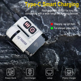 U6 SST20 LED EDC Flashlight Keychain Work Light Type-C Rechargeable Clip Torch with Magnet Camping Pocket Lantern - V.I.P Digital Presence