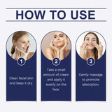 Crema para el cuidado facial: desalinizante, hidratante, reafirmante, hidratante, lifting, rejuvenecedora y suavizante.
