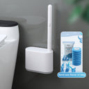 Wall Mounted Disposable Tool with No Dead Corners for Cleaning Bathroom and Toilet Brushes - V.I.P Digital Presence