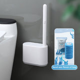 Wall Mounted Disposable Tool with No Dead Corners for Cleaning Bathroom and Toilet Brushes - V.I.P Digital Presence