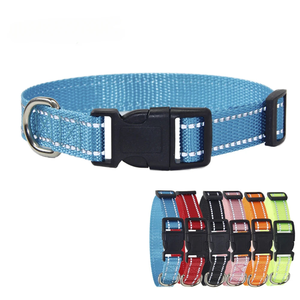 Nylon Dog Collar and Leash Set Pet Collars Leash for Small Medium Large Dogs Dog Accessories for Small Dogs - V.I.P Digital Presence