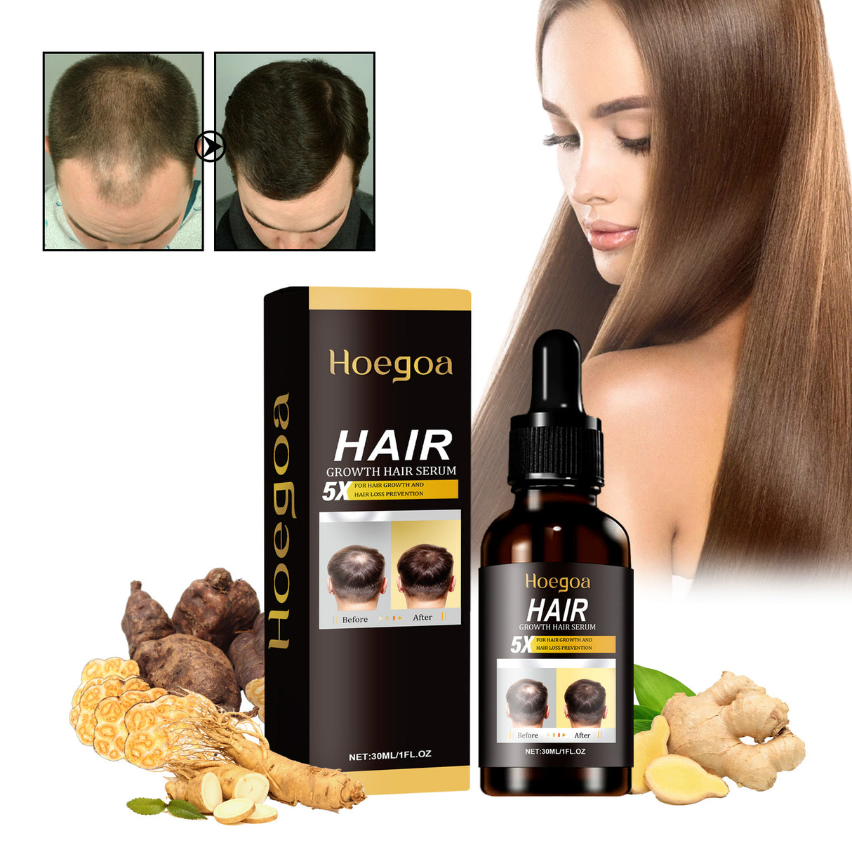 Ginger Hair Essence, - V.I.P Digital Presence