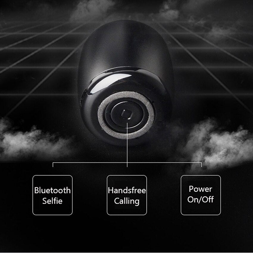 BM3 TWS Metal Super Mini Wireless Bluetooth Speaker Portable Small Pocket Size with Selfie Remote Control Microphone Lanyard - V.I.P Digital Presence