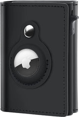 Airtag metal card holder genuine leather and aluminum alloy card holder - V.I.P Digital Presence