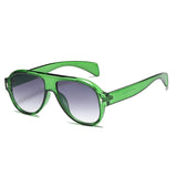 Retro Punk Men Pilot Sunglasses Fashion Rivets Decoration Gradient Eyewear Shades UV400 Women Trending Purple Sun Glasses - V.I.P Digital Presence