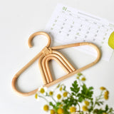 1pcs Handmade Vine Clothes Hanger Indonesian Vine Weaving Moon Sun Rainbow Style Children's Room Photography Room Decoration - V.I.P Digital Presence