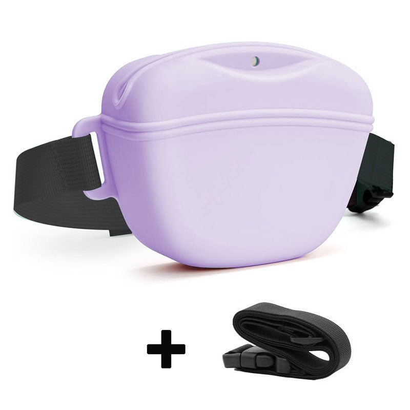 Silicone Dog Training Waist Bag Outdoor Portable Crossbody Pet Snack Pouch - V.I.P Digital Presence