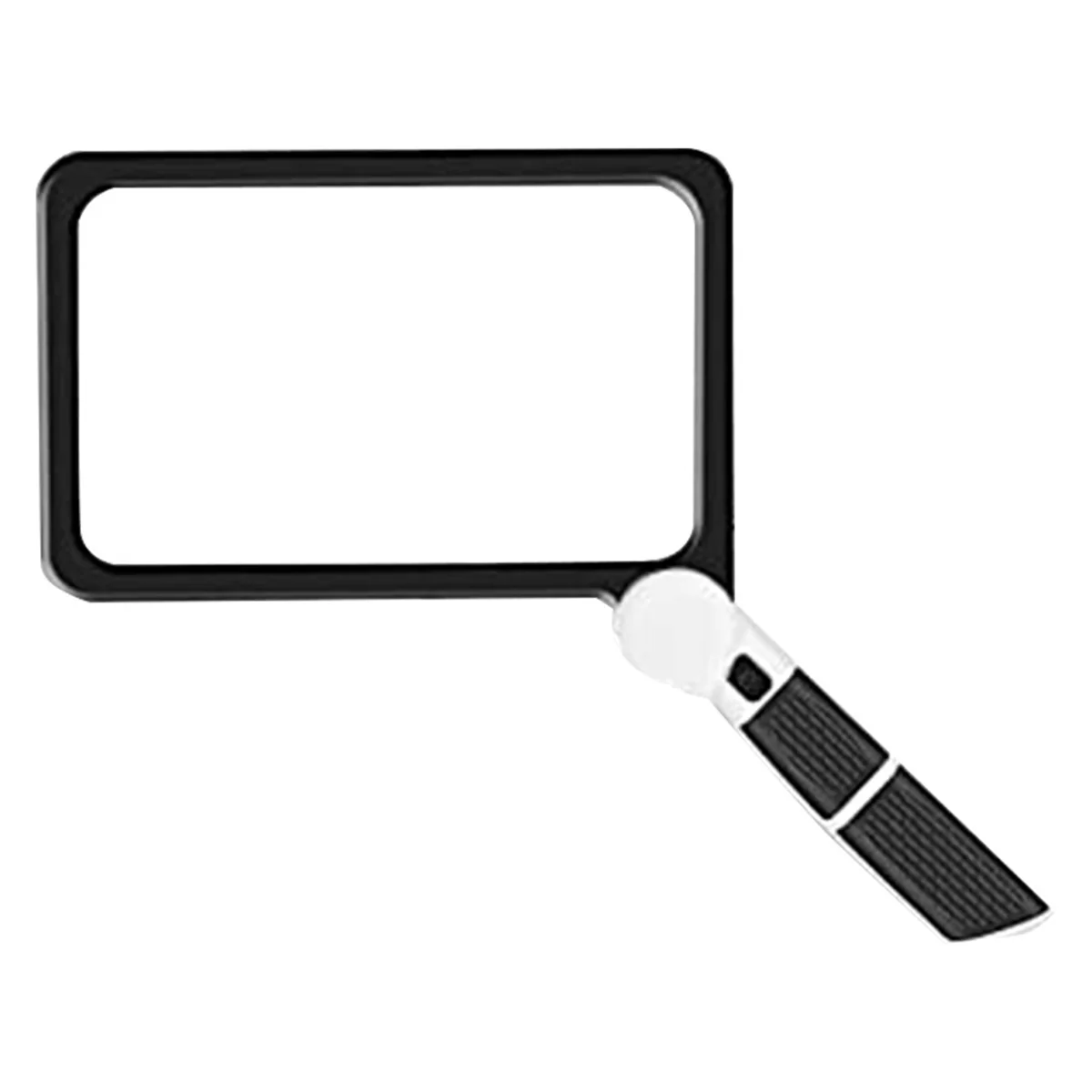 Full-Page 5X Magnifying Glass for Reading, Folding Lighted Magnifier with 48 LED Lights, Rectangular Handhold Magnifier - V.I.P Digital Presence