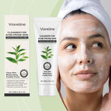 Green Tea Cleansing Gel Gloss Oil Control Clean Balance Skin Moisturizing Moisturizing Skincare Set