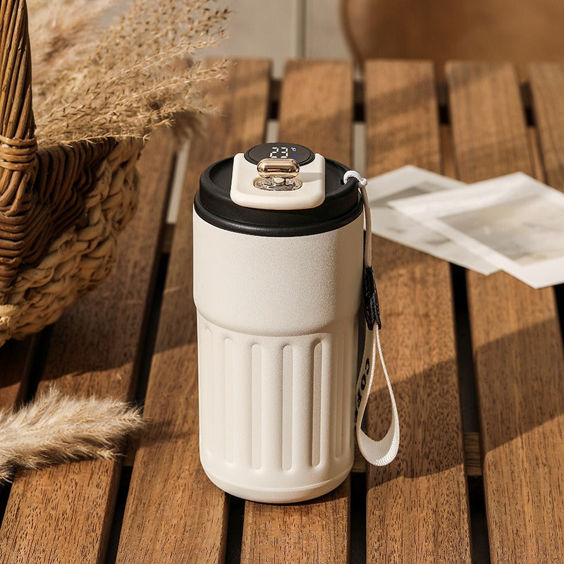 New coffee cup 316 stainless steel thermos cup high value men and women double layer water cup portable accompanying cup - V.I.P Digital Presence