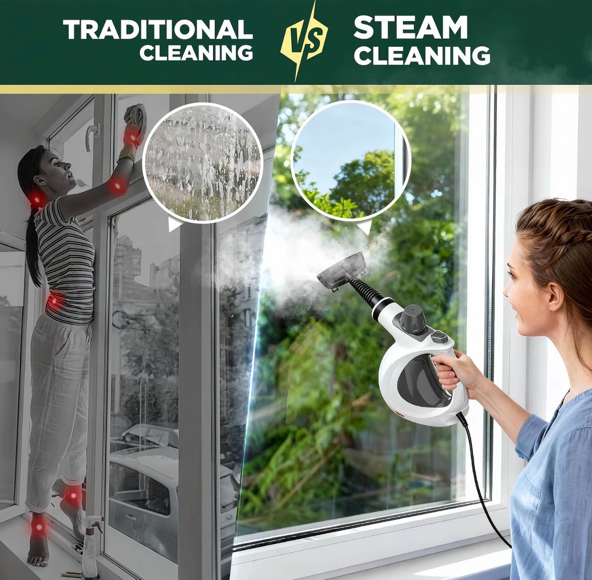 SteamJet 12-in-1 Handheld Cleaner