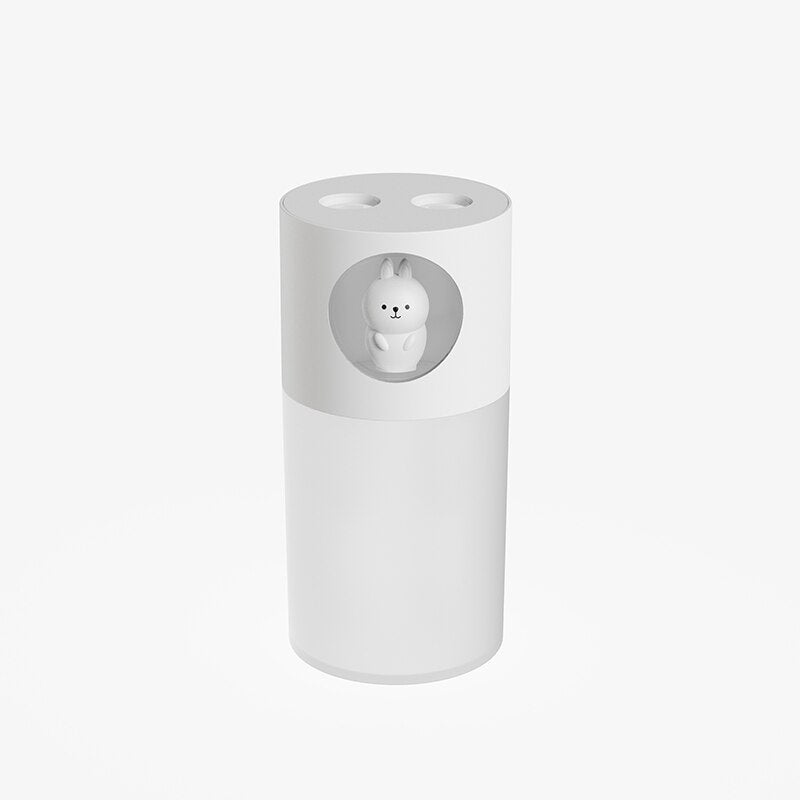 New Cute Pet Humidifier Double Spray Air Humidifier USB Ultrasonic Aroma Diffuse Air Mist Maker Humidificador with Romantic Lamp - V.I.P Digital Presence