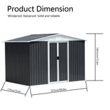 GO 47.2" Large Wooden Dog House Outdoor, Outdoor & Indoor Dog Crate, Cabin Style, With Porch, 2 Doors - V.I.P Digital Presence