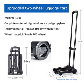 Foldable portable carts: wheel, luggage, hand truck, trolley, travel - shopping, household. - V.I.P Digital Presence