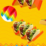 Plastic multi-color wavy tower with thin cake holder tray and Mexican cake holder - V.I.P Digital Presence