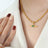 Stainless Steel Glass Cone Shaped Pendant Necklace - V.I.P Digital Presence
