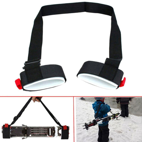 Adjustable Nylon Skiing Bags Pole Shoulder Hand Carrier Lash Handle Straps Porter Skiing Hook Loop Protecting For Ski Snowboard - V.I.P Digital Presence