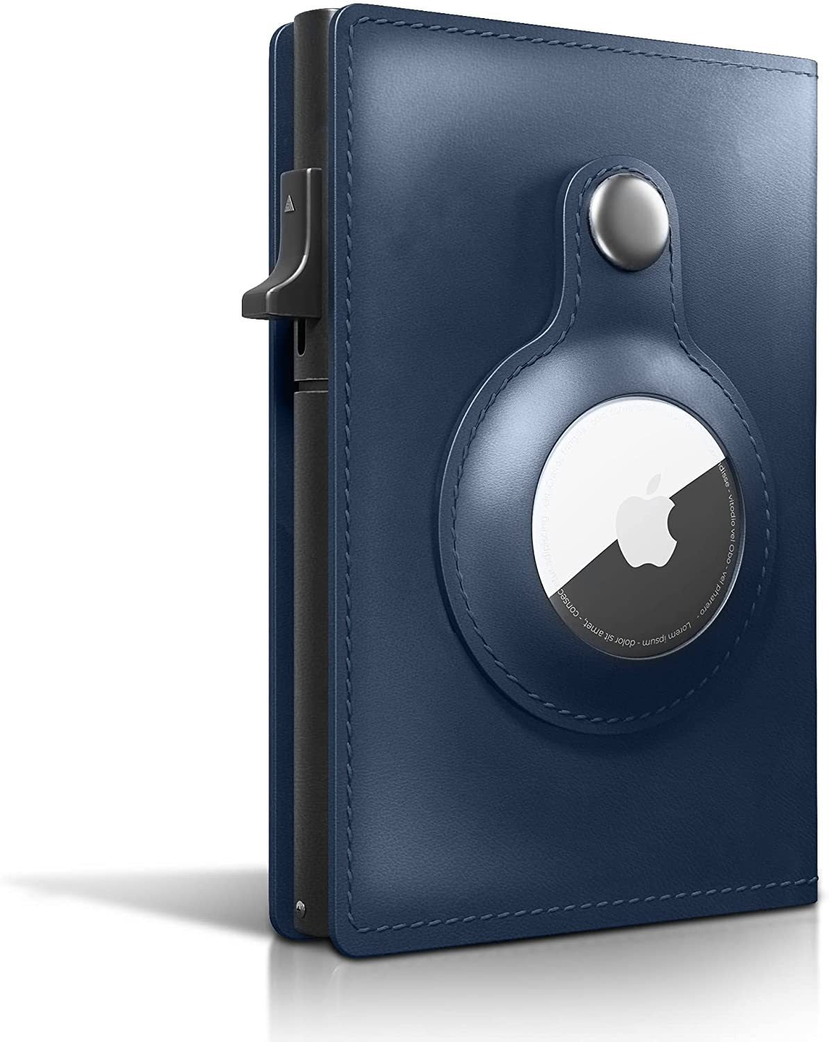Airtag metal card holder genuine leather and aluminum alloy card holder - V.I.P Digital Presence