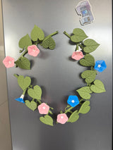 Morning Glory Magnets 3D printed artificial morning glory refrigerator sticker decoration - V.I.P Digital Presence
