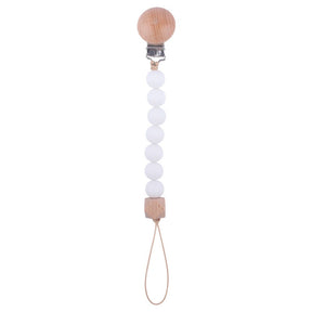 Infant and toddler products, beech wood pacifier clip, soothing wood octagonal pacifier, anti drop chain - V.I.P Digital Presence