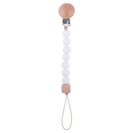 Infant and toddler products, beech wood pacifier clip, soothing wood octagonal pacifier, anti drop chain - V.I.P Digital Presence