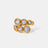 Stainless Steel Inlaid Zircon Bypass Ring - V.I.P Digital Presence