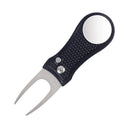 Golf Green Fork Aluminum Handle Folding Spring Repair Tool Gift New