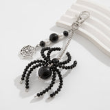 3-piece Sunflower Crystal Keychain White Pearl Weaving Spider Accessory Set - V.I.P Digital Presence