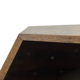 25.98'' Shaped Modern Pet Furniture Cat Kennel Side Table MDF Multi-Purpose Furniture Antique Wood Color - V.I.P Digital Presence