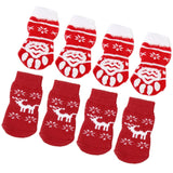 8pcs Pet Warm Cotton Socks Soft Anti Slip Claw Pattern Protect Feet Cold Snow Christmas Dog Cat Stockings Gifts - V.I.P Digital Presence