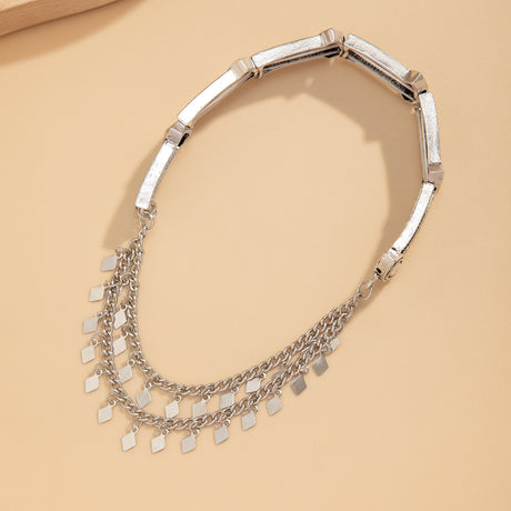 Punk style chain arm bracelet ethnic arm chain with adjustable opening - V.I.P Digital Presence
