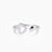 925 Sterling Silver Inlaid Zircon Heart Open Ring - V.I.P Digital Presence