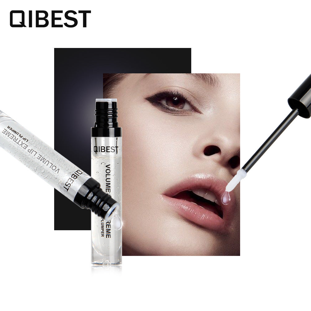 QIBEST Transparent Color Sexy Big Mouth Lip Gloss Moisturizing Lightening Lip Texture Lock Color Oil Lip Plumping Oil - V.I.P Digital Presence
