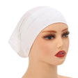 High-Quality Solid Color Silk-Cotton Lining Cap Women's Fashion Simple Versatile Wide-Brimmed Hat - V.I.P Digital Presence