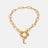 18K Gold-Plated Stainless Steel Letter L Bracelet - V.I.P Digital Presence