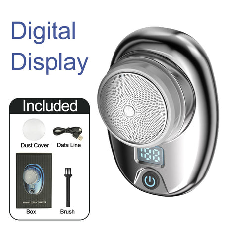 Mini portable rechargeable shaver powerful travel small steel cannon shaver car electric shaver - V.I.P Digital Presence